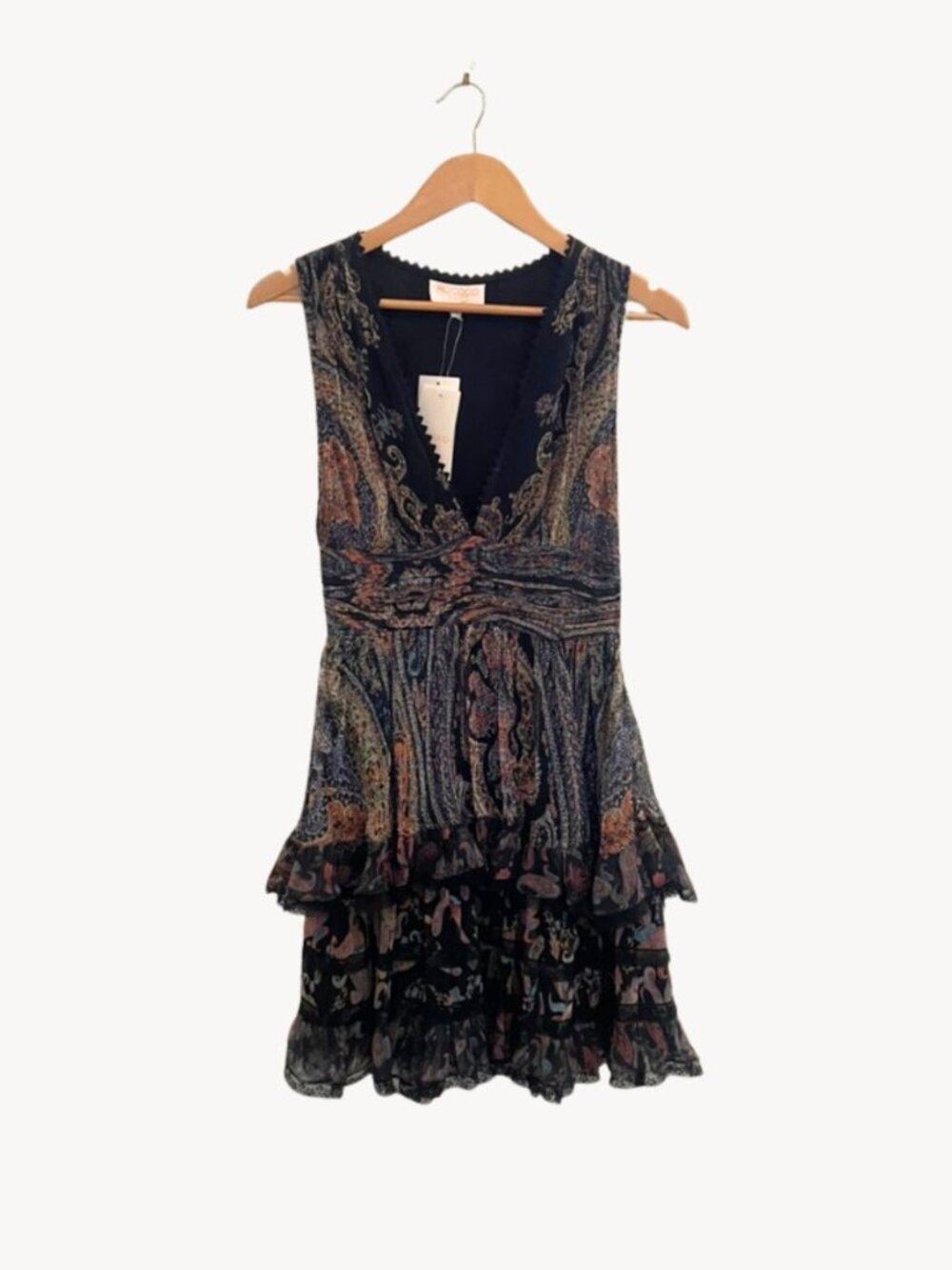 🪇 NEW Rococo Sand Nott Mini Dress in Black, Size: XS